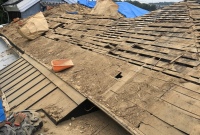 I屋根下地解体